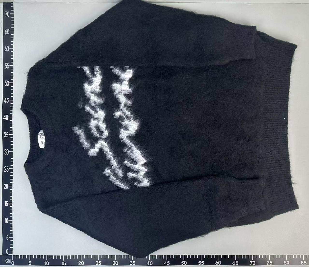 Saint Laurent Graffiti Knit Sweater