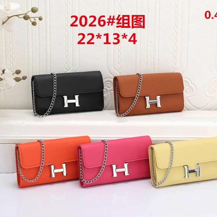 H-Logo Chain Shoulder Bag [5 styles]