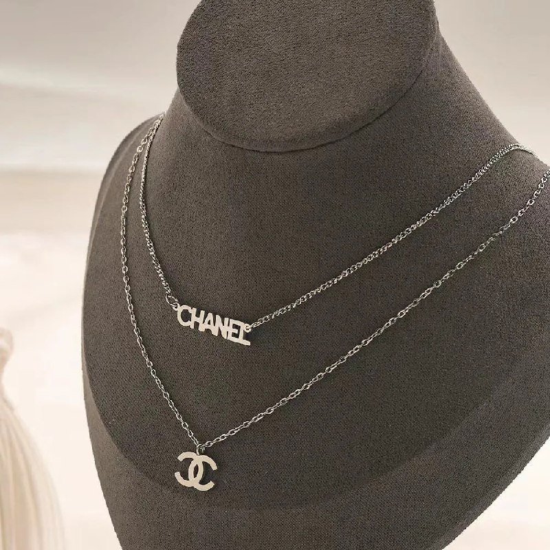 Chanel CC Logo Necklace [2 styles]