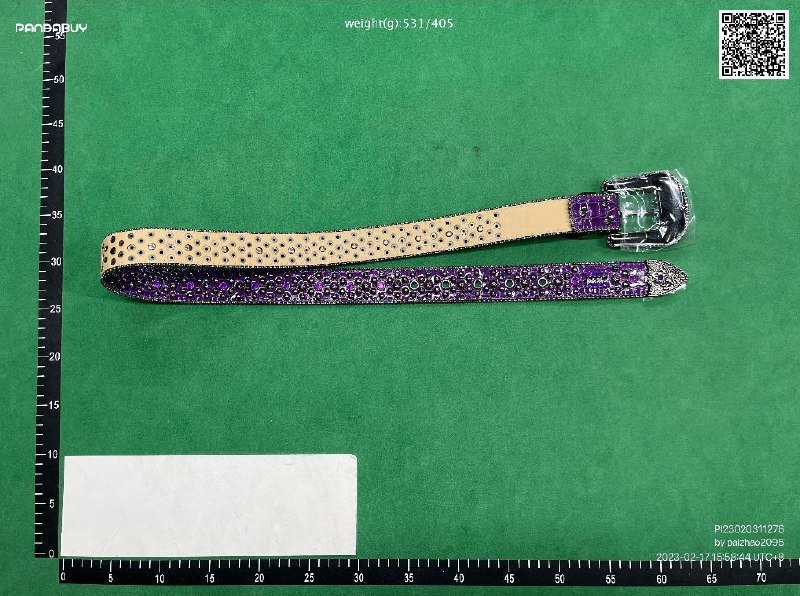 BB Simon Crystal-Embellished Belt [9 styles]