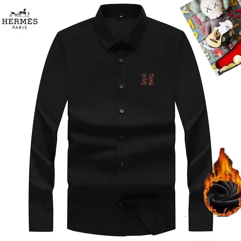 Hermès and Loewe fleece-lined shirts (8 styles)