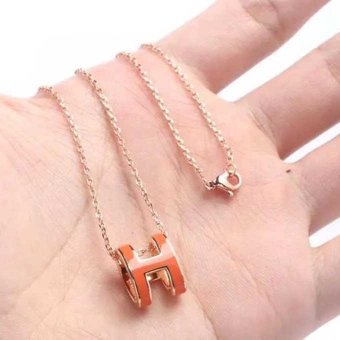 Hermès H Charm Necklace [8 styles]