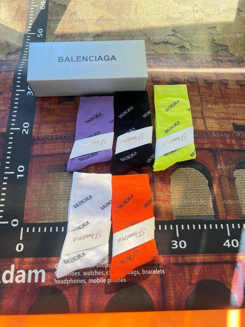 BALENCIAGA Logo Print Socks [16 styles]