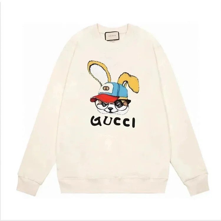 Gucci Rabbit Graphic Round Neck Sweatshirt [11 styles]