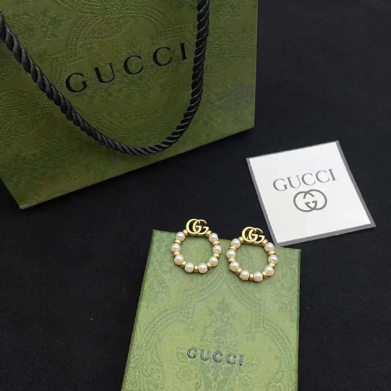 Gucci GG Pearl Earrings