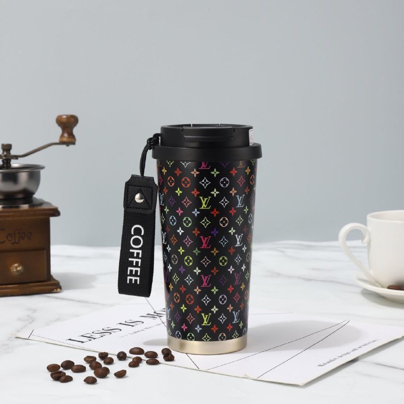 LV Monogram Multicolor Travel Mug [2 styles]