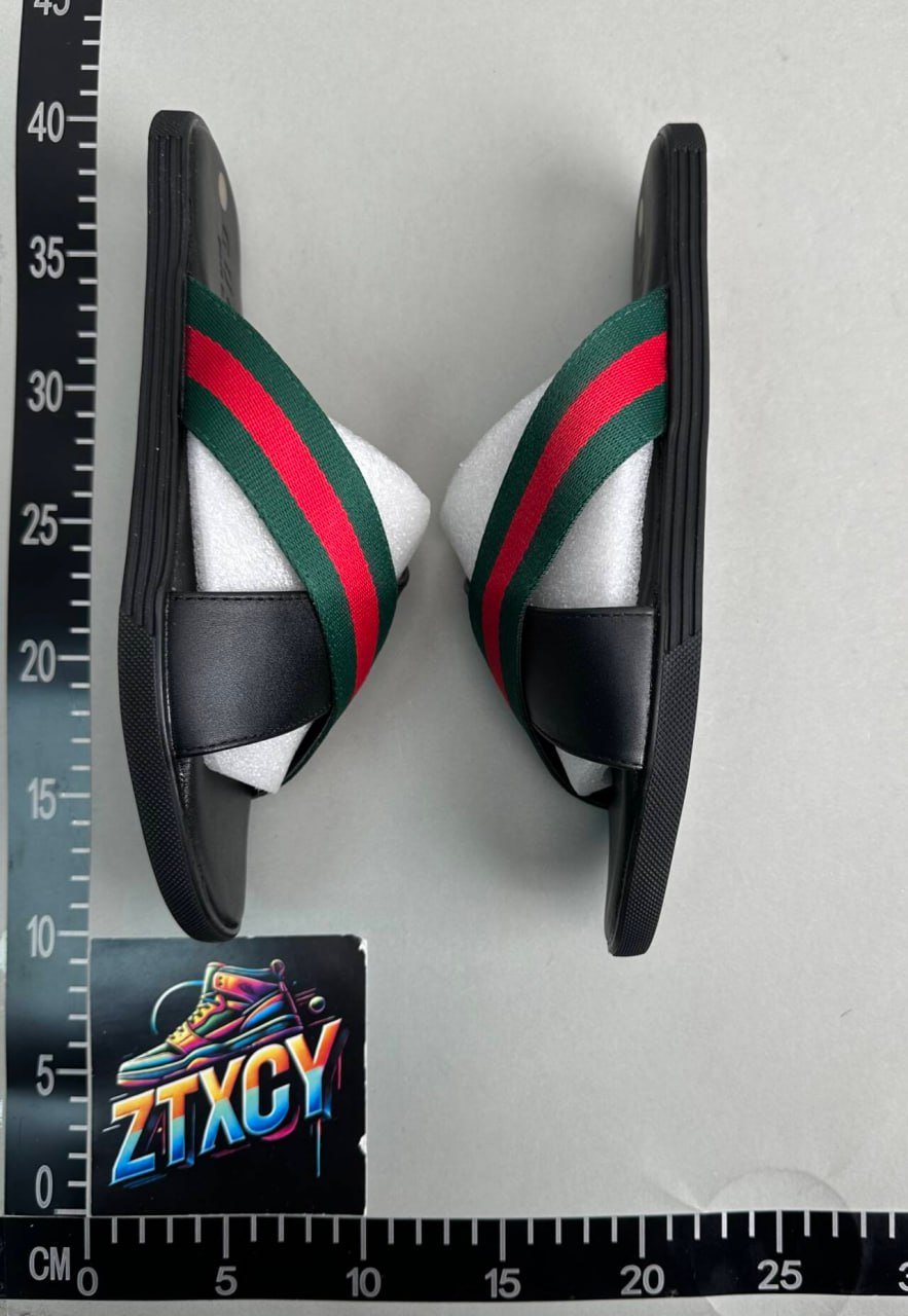 Gucci Web Stripe Slide Sandals [6 styles]